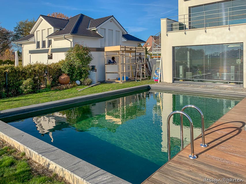 Ordre autour de la piscine : abri de jardin design