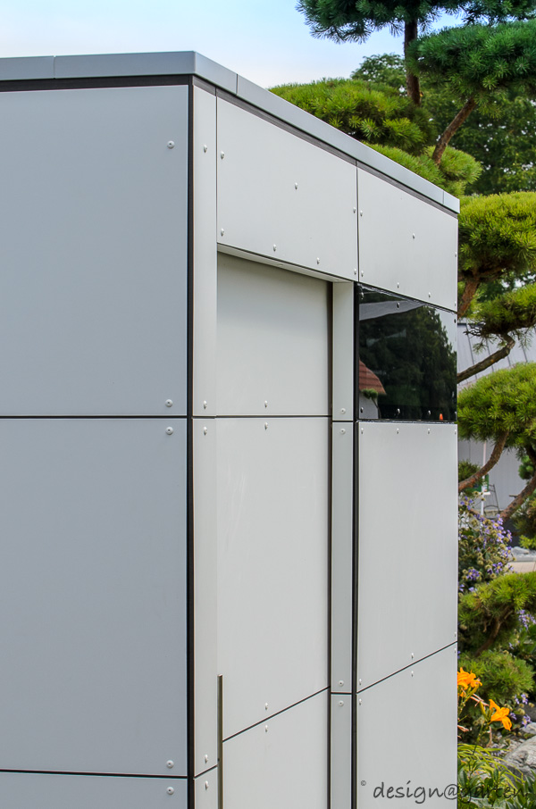 Abri de jardin minimaliste à Donauwörth : un exemple pour l'aménagement moderne des jardins