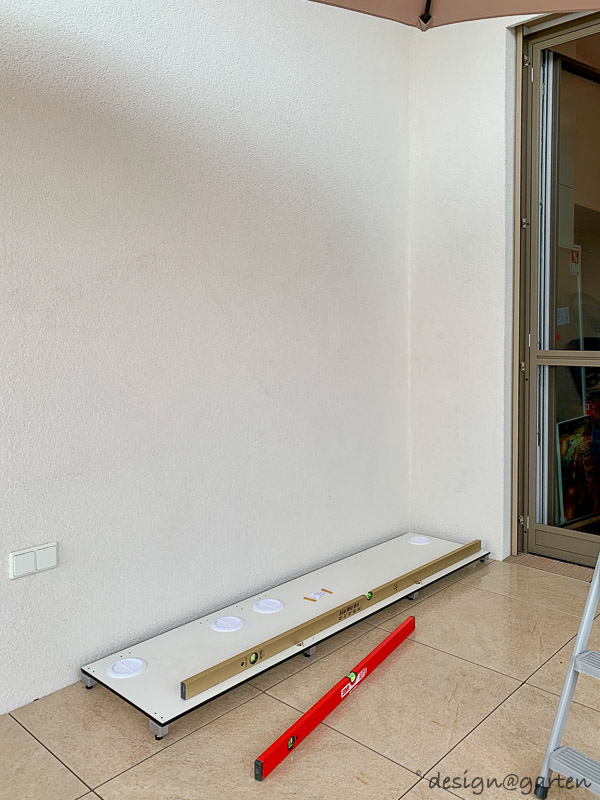 Armoire de terrasse XXL étanche comme système de rangement sur mesure