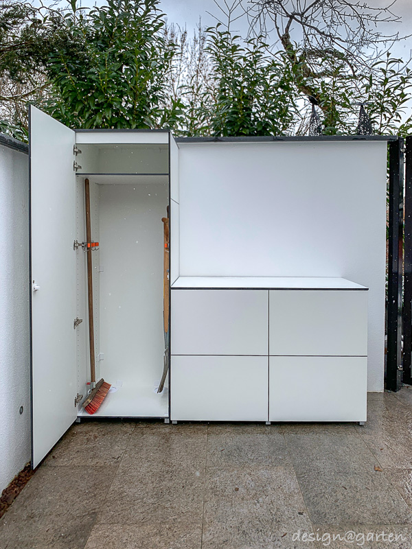 Armoire de terrasse sans entretien : rangement parfait pour les outils et accessoires de jardinage 1