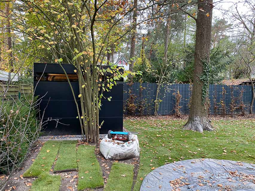 Cube de jardin moderne : design minimaliste dans un environnement naturel 2