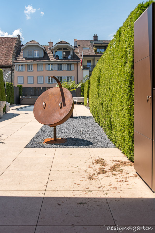 Solutions de rangement personnalisées en acier Corten à Sempach 2