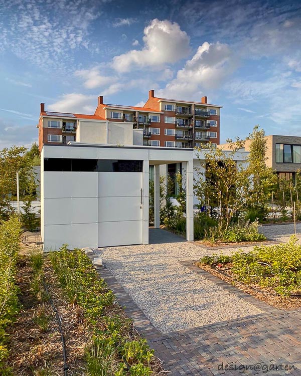 Abri de jardin design avec pergola à Nimègue, Pays-Bas 8