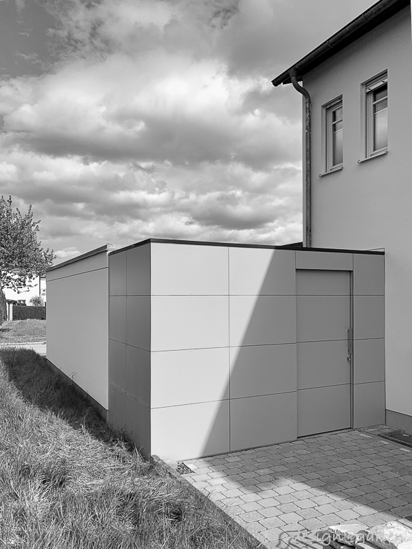 Remise à outils attenante à Augsbourg-Bergheim : extension sur mesure grâce à une remise à outils sur mesure 4