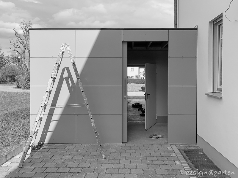 Remise à outils attenante à Augsbourg-Bergheim : extension sur mesure grâce à une remise à outils sur mesure 1