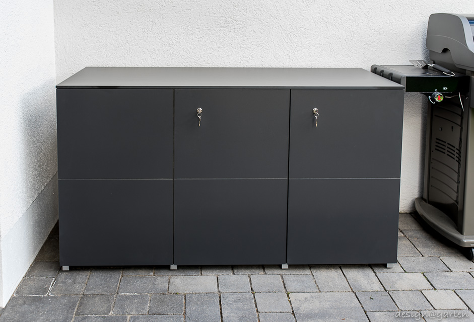 Aggiornamento barbecue: armadio da giardino resistente alle intemperie per gli accessori del barbecue