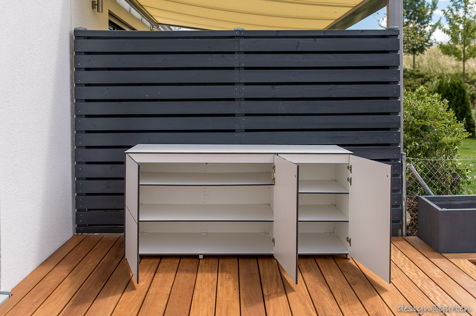Eleganza minimalista: credenza XXL per esterni