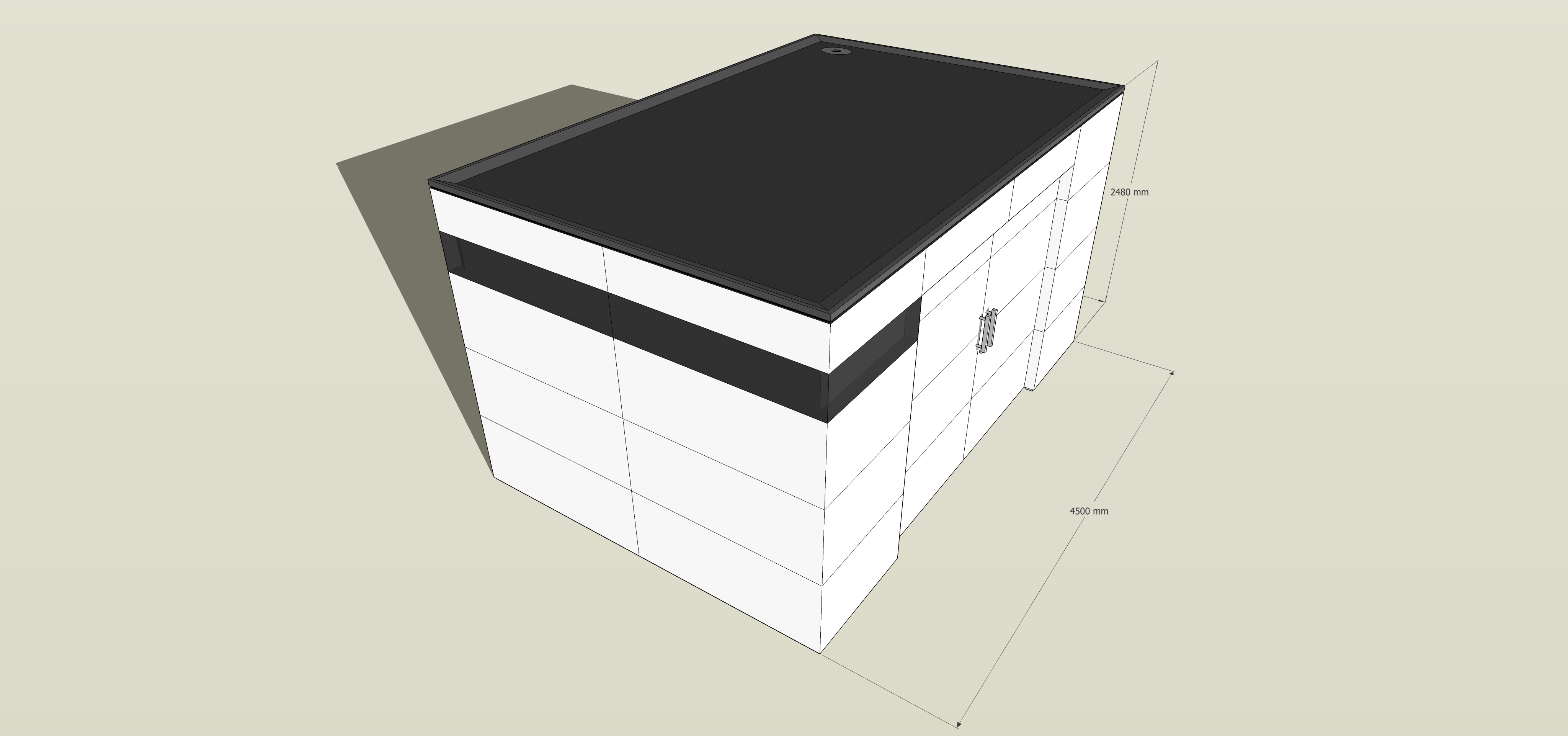 Soluzione su misura: elegante casetta da giardino in HPL