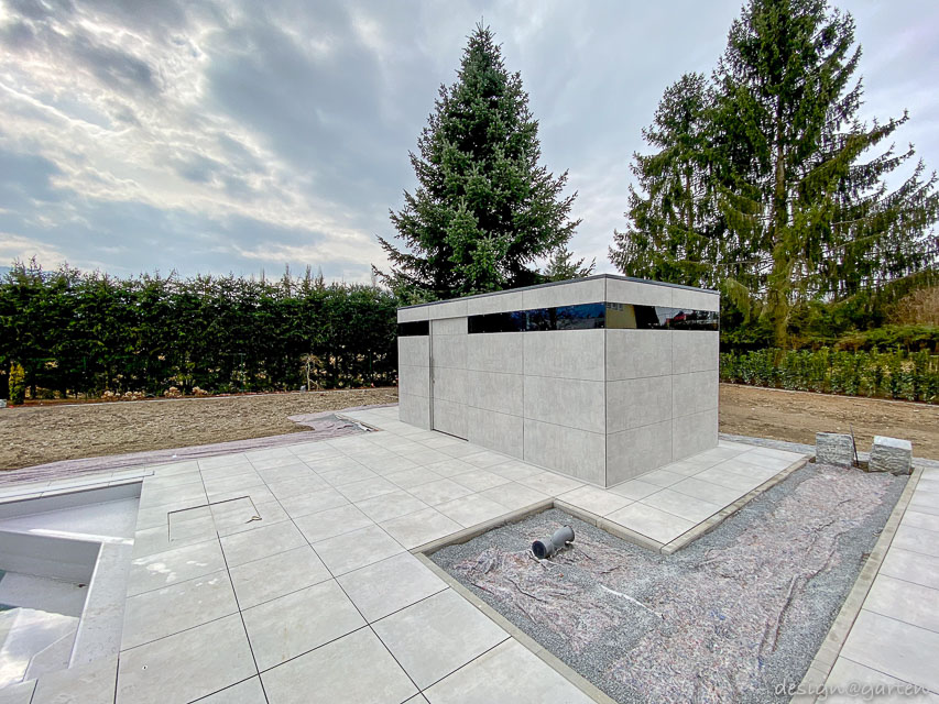 Esclusivo capanno da giardino su misura come elemento architettonico di spicco a Klagenfurt