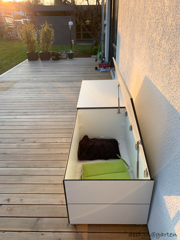 Arredamento multifunzionale per terrazze: la panca contenitore resistente alle intemperie come oggetto di design 5