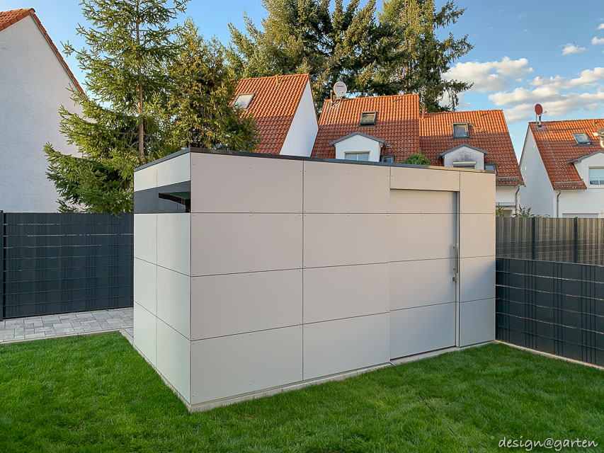 Casetta da giardino di design su misura con 2 porte scorrevoli a 63322 Rödermark 2