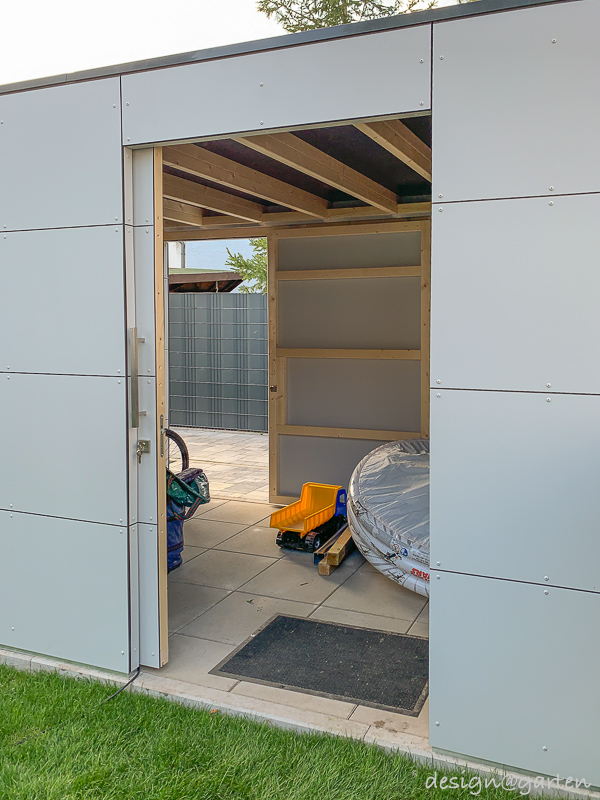 Casetta da giardino di design su misura con 2 porte scorrevoli a 63322 Rödermark 9