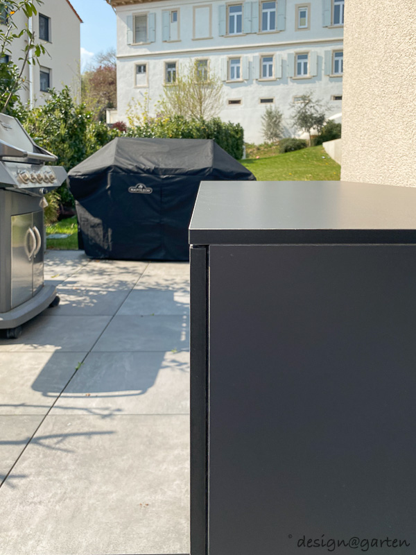 Credenza da terrazza come funzionale postazione barbecue a Magonza 4
