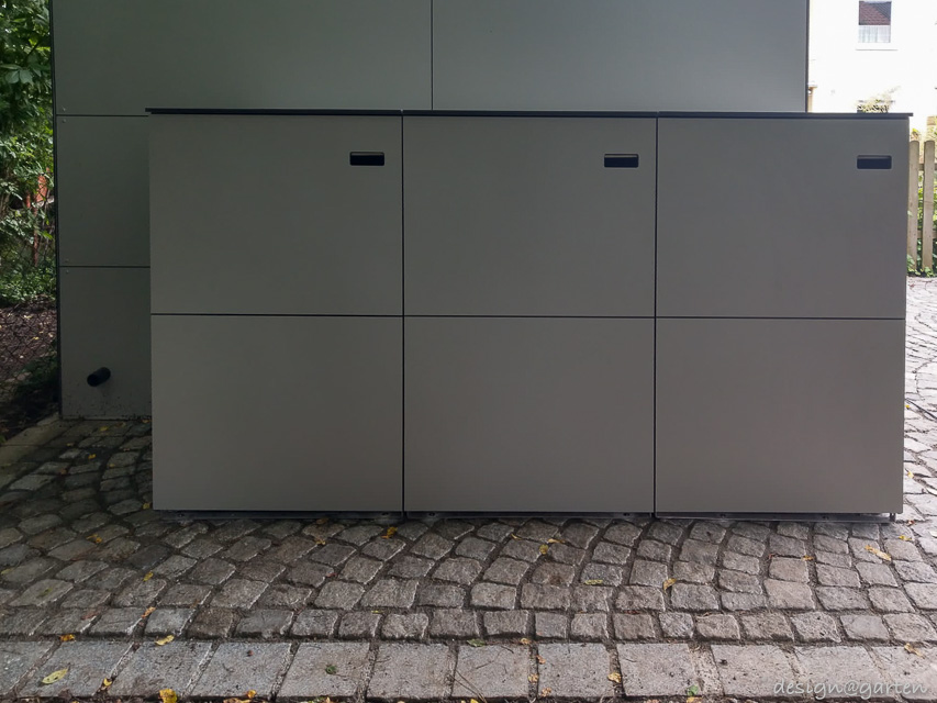 Box per bidoni della spazzatura in HPL: ordine perfetto per bidoni da 240 litri 6